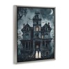 Stupell Industries Ghost Pair & Haunted Mansion Floating Frame Canvas Art - 2 of 4
