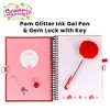 Inkology, LLC Strawberry Shortcake Spiral Notebook With Lock, Pen and Stickers | 6 x 8 Inches - 2 of 4