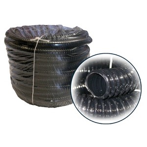 1.5" x 100' Kink Free Heavy Hose Black - Alpine Corporation - 1 of 4
