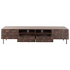 TIRAMISUBEST Mid Century TV Stand 70.8 inch Media Console 2 Drawers Cable Management Solid Wood Legs Storage Living Room Bedroom Home - 4 of 4