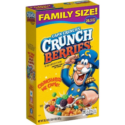 Photo 1 of 2 Capn Crunch Berries Family Size Cereal - 20.5oz EXP MARCH 08 2025