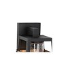 Yosemite Home Décor 1 Light Exterior in Black & Gold Finish with Clear Seeded Glass - 4 of 4
