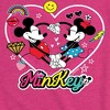 Girls' - Disney - Mickey Minnie Minkey Fitted Short Sleeve Graphic T-Shirt - 2 of 4