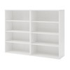 Kumasinova 8-Tier Adjustable CD DVD Storage Shelves,Convertible Bookshelf with Adjustable Shelves,Display Bookcase for Living Room,Bedroom - 3 of 4
