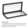 Unique Bargains Square TPU Film 3D Display Jewelry Box 2 Pcs - 4 of 4