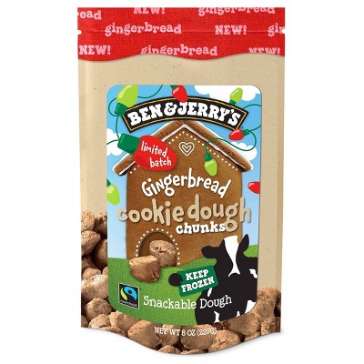 Ben & Jerry's Frozen Gingerbread Cookie Dough Bites - 8oz