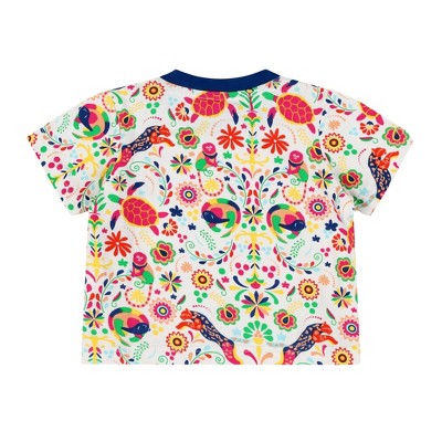 Mixed Up Clothing Kids Suave Animal Print Short Sleeve T-Shirt - Animal Arabesque - 8 M — фото 2