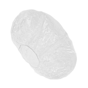 Unique Bargains Women's Durable Shower Cap Clear 1 Pc - 1 of 3