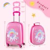 Safstar 2PC Kids Carry On Luggage Set 12" Backpack and 16" Rolling Suitcase for Travel - 2 of 4
