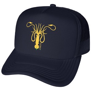 Game Of Thrones Greyjoy Sigil Foam Trucker Cap Navy - 1 of 4