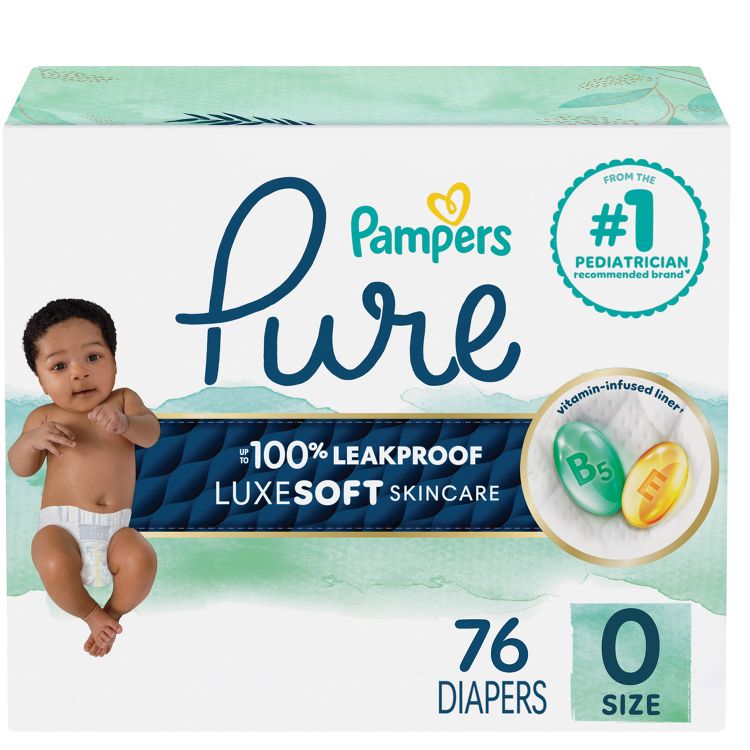 Pampers Pure Protection Diapers - (Select Size and Count), 1 of 16