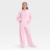 Girls' French Terry Oversized Pullover Sweatshirt - art class™ - 3 of 3