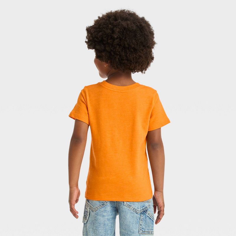 Toddler Boys&#39; Short Sleeve Power In The Family Graphic T-Shirt - Cat &#38; Jack&#8482; Orange, 4 of 5