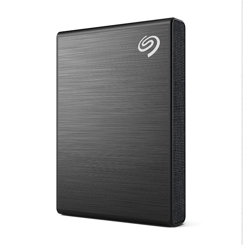 Seagate One Touch SSD 500GB External SSD Portable, 1 Year Mylio Create, 4 Month Adobe Creative Cloud Photography Plan, Black (STKG500400), 1 of 10