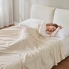 Sapphtopaz Microfleece Blanket, Grid Pattern Cooling Blanket Throw Blanket with Anti-pilling Face, Machine Washable, All-season Usable - 2 of 4