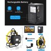 Sewer Inspection Camera, 165 Ft Plumber's Snake Camera with 9 Inch Hd LCD, Dvr and Adjustable LEDs, Snake with Markings - 4 of 4