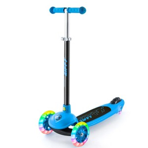 Kids 3-Wheel Scooter for Ages 3-5, Toddler Kick Scooter with LED Light-Up Wheels, 5 Adjustable Heights, Lean-to-Steer Design (Support up to 110 lbs) - 1 of 4