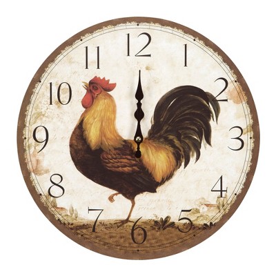 Yosemite Home Decor Circular Wooden Wall Clock