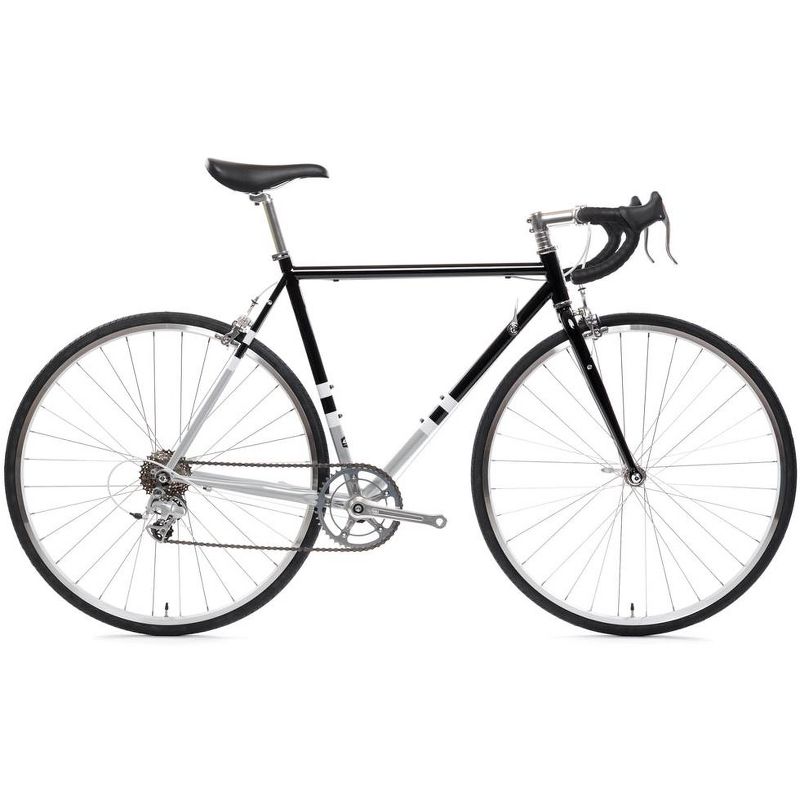 State Bicycle Co. Adult Bicycle 4130 Road Bike  - Black & Metallic 8-Speed | 29" Wheel Height, 1 of 11
