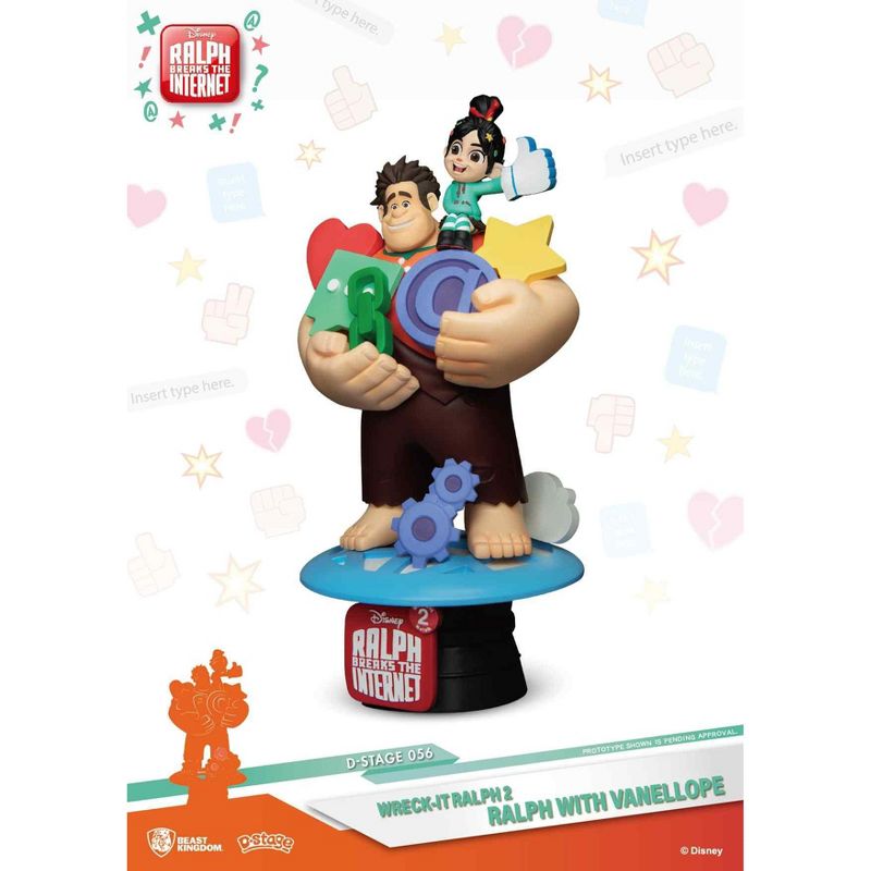 Disney Wreck-It Ralph 2-Ralph with Vanellope (D-Stage), 2 of 7