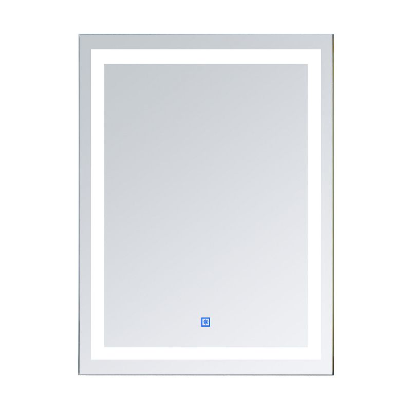 HOMCOM LED Wall Mount Bathroom Vanity Make Up Mirror w/Defogger - 36" x 28", 1 of 8