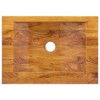 vidaXL Basin Solid Wood Teak 19.7"x13.8"x3.9" - 4 of 4