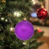 Unique Bargains Plastic Party Wedding Christmas Barrel Packed Hanging Ornament Balls 2.4" 24 Pcs - 4 of 4