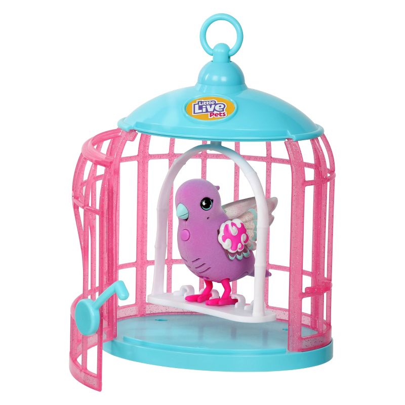 Little Live Pets - Lil&#39; Bird &#38; Bird Cage - Polly Pearl, 3 of 15