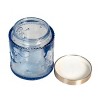 Slickblue Light Blue Pirate Design Glass Canister with Stainless Steel Lid - 16 oz. - 2 of 3