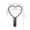 Unique Bargains Heart-shaped Handheld Mirror 1 Pc - 2 of 4