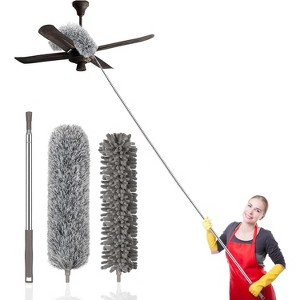 SetSail Dusters for Cleaning, 100-inch Extra-Long Duster with Extension Pole - 1 of 3