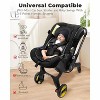 Itopfox Reversible Infant Car Seat Insert with Extra Cushion for Preemie to Toddler, Head Support for Stroller, Swing, Rocker, Bassinets, Bouncer - 4 of 4
