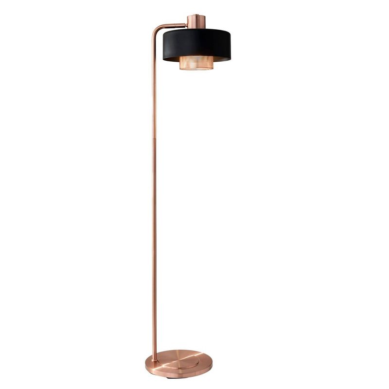 60&#34; 3-way Bradbury Floor Lamp Copper - Adesso, 1 of 4