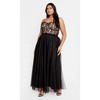CITY CHIC | Women's Plus Size Sweet Beauty Maxi Dress - black - 14W - 3 of 4