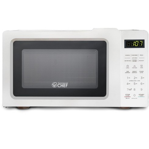 Commercial Chef Countertop Microwave Oven 0.7 Cu. Ft.700w, White : Target