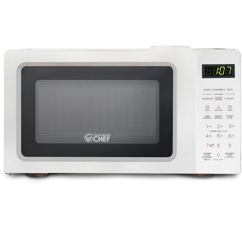 COMMERCIAL CHEF Countertop Microwave Oven 0.7 Cu. Ft. 700W, 1 of 9