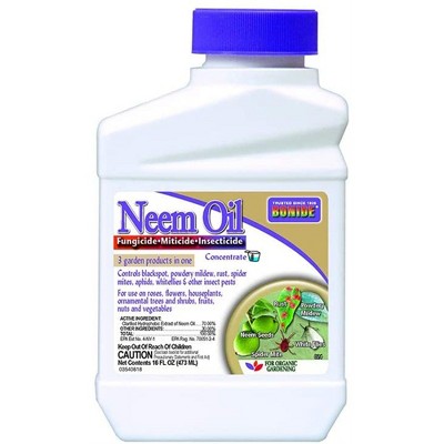 Bonide Neem Oil All-Purpose Insecticide, Miticide & Fungicide for Organic Gardening, Concentrate, 16oz