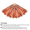 Unique Bargains Garland DIY Decoration Tassel Garland Banner 30 Pcs - 4 of 4