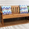 Sunnydaze Indoor/Outdoor Weather-Resistant Polyester Square Tufted Pillow with Zipper Closures - 19" - 2pk - 4 of 4
