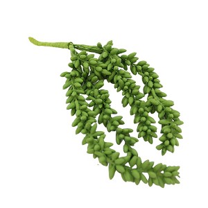 Designs Combined Inc 7.0 Inch Succulant Hanging Spray String Pearls Plant Village Accessories - 1 of 3