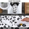 Washable Modern Leopard Print Rug Non Slip Low Pile Rug Soft Contemporary Throw Floor Cover Foldable Indoor Carpet for Living Room Bedroom Playroom - 4 of 4