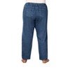 Women's Plus Size Premium Relaxed Leg Five Pocket Denim Jeans - On The Plus Side - 2 of 3
