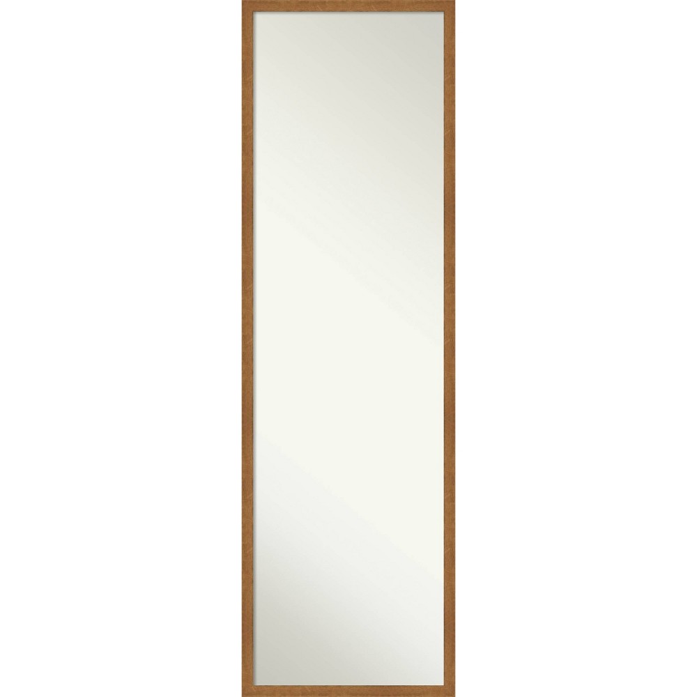 Photos - Wall Mirror 15" x 49" Carlisle Narrow Framed Full Length on the Door Mirror Light Brow