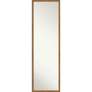 15" x 49" Carlisle Narrow Framed Full Length on the Door Mirror - Amanti Art