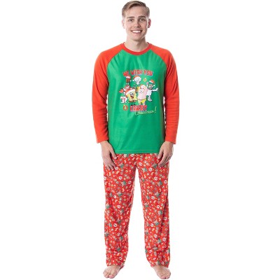 Men's Spongebob Christmas Fleece Pajama Pants