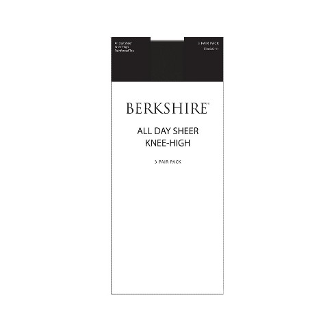 Berkshire 3 Pair Pack  All Day Sheer Knee High with Reinforced Toe - 6528 - image 1 of 1