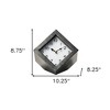 HomeRoots 8" Black Ceramic Table Clock - 3 of 4