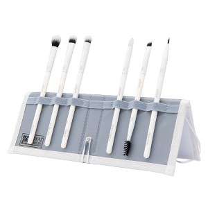 MODA Brush Beautiful Eyes Travel Makeup Brush Set with Flip Case- 7pc - 1 of 4