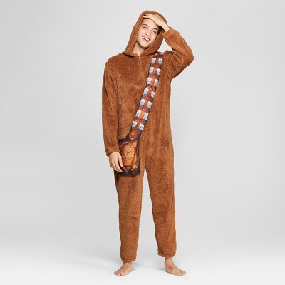 Men s Star Wars Chewbacca Union Suit Brown L Target Inventory