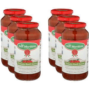 La San Marzano Tomato Basil Sauce - Case of 6 - 24 OZ - 1 of 2